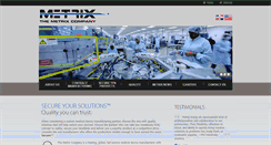 Desktop Screenshot of metrixco.com